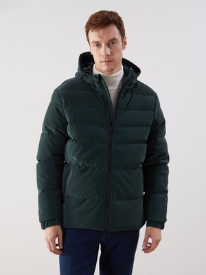 Lc Waikiki Yeni Sezon Standart Kalıp Kapüşonlu Erkek Şişme Mont