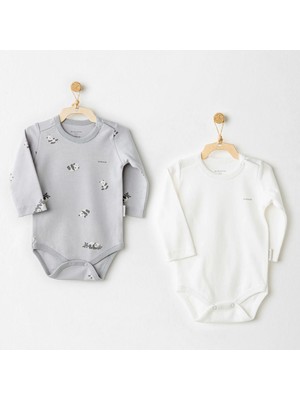 Andywawa AC26036 Keep Smiling 2'li Badi Grey