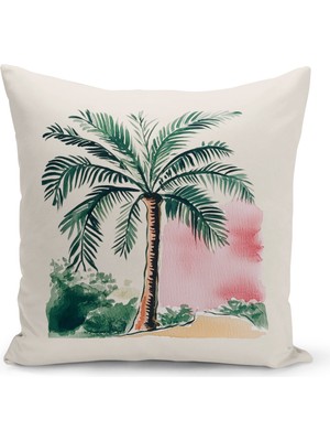 Bertille Home Ramazan Serisi Çift Tarafı Dijital Baskılı Kırlent Kılıfı (Ramadan Cushion Cover)