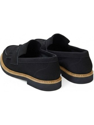 Emienza Lustro Süet Bant Detaylı Bayan Loafer