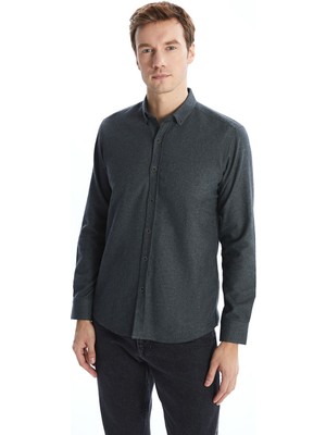 Lc Waikiki Yeni Sezon Regular Fit Uzun Kollu Gabardin Erkek Gömlek