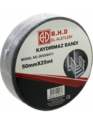 Mericline Kaydırmaz Siyah Bant 50 mm x 25 mt