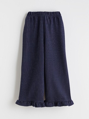 Lc Waikiki Yeni Sezon Beli Lastikli Çizgili Kız Çocuk Pantolon