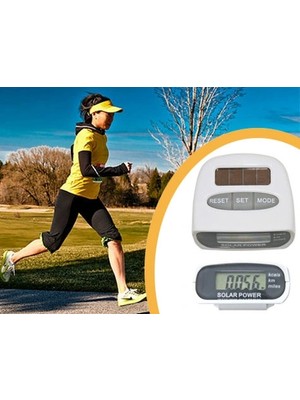 SHC4200 Güneş Enerjili Pedometre ve Kalori Ölçer Adımsayar