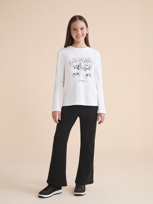 Lc Waikiki Yeni Sezon Beli Lastikli Kız Çocuk Eşofman Altı