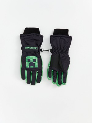 Lc Waikiki Yeni Sezon Minecraft Baskılı Erkek Çocuk Eldiven