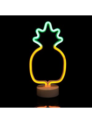 ForWhat Büro Ev Ofis Hediyesi Için Ananas Tip Neon LED Lamba