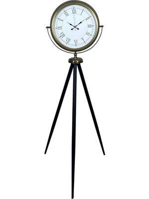 ForWhat Büro Ev Ofis Hediyesi Için Vintage Stil Üç Ayaklı Dekoratif Saat