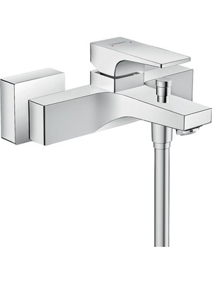 Hansgrohe Metropol Tek Kollu Banyo Bataryası Aplike, Çubuk Volan ile
