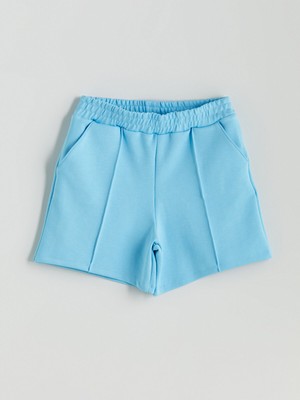 Lc Waikiki Yeni Sezon Beli Lastikli Kız Çocuk Şort