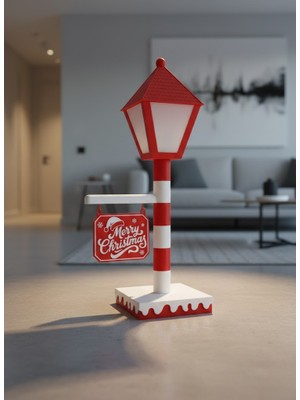 Store Mania Noel Temalı Tabelalı Lamba Dekoratif Aydınlatma Yılbaşı Süsü (STORE-MANIA-5938)