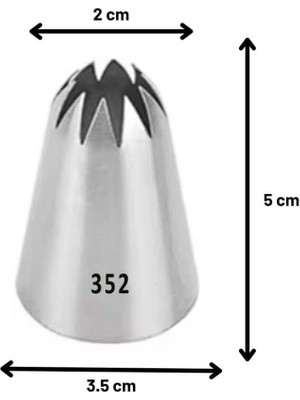 Epinox Duy Kapalı Yıldız - 9 Diş / 35X20X50