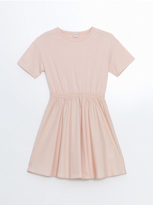 Lc Waikiki Yeni Sezon Bisiklet Yaka Kız Çocuk Elbise