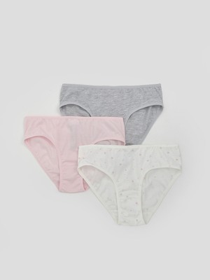 Lc Waikiki Yeni Sezon Baskılı Kız Çocuk Külot 3'lü