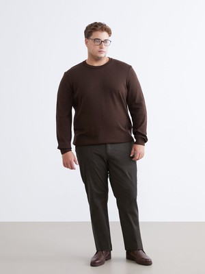 Lc Waikiki Yeni Sezon Büyük Beden Standart Kalıp Erkek Chino Pantolon