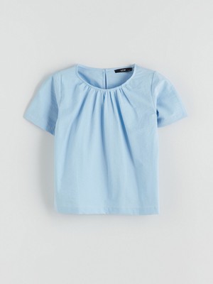 Lc Waikiki Yeni Sezon Bisiklet Yaka Kız Çocuk Bluz