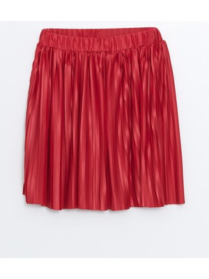 Lc Waikiki Yeni Sezon Beli Lastikli Pileli Kız Çocuk Etek