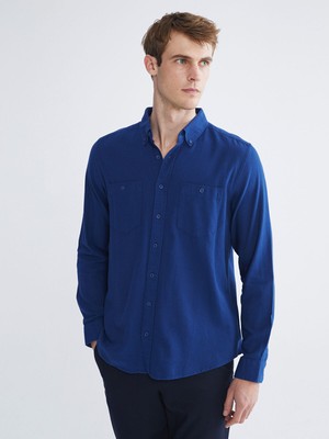 Lc Waikiki Yeni Sezon Regular Fit Uzun Kollu Gabardin Erkek Gömlek