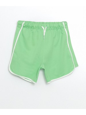 Lc Waikiki Yeni Sezon Beli Lastikli Kız Çocuk Şort