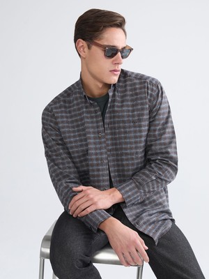 Lc Waikiki Yeni Sezon Regular Fit Uzun Kollu Ekose Gabardin Erkek Gömlek