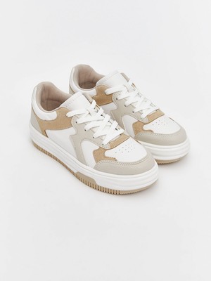 Lc Waikiki Yeni Sezon Bağcıklı Kız Çocuk Spor Ayakkabı