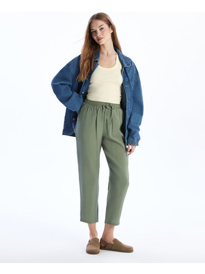 Lc Waikiki Yeni Sezon Beli Lastikli Kadın Pantolon