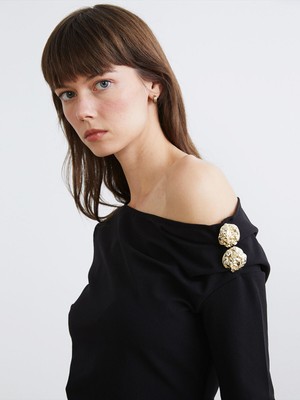 Lc Waikiki Yeni Sezon Kayık Yaka Büzgülü Bluz