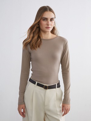 Lc Waikiki Yeni Sezon Bisiklet Yaka Kadın Body