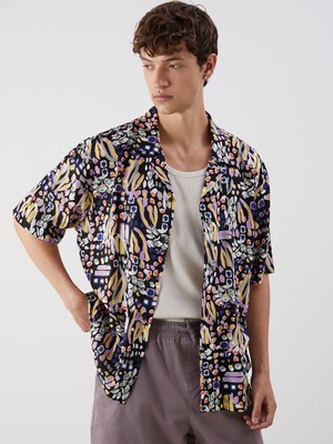 Lc Waikiki Yeni Sezon Loose Fit Kısa Kollu Erkek Gömlek