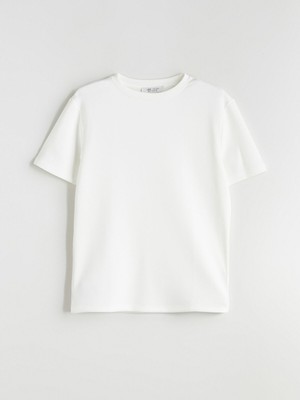 Lc Waikiki Yeni Sezon Bisiklet Yaka Basic Kısa Kollu Erkek Çocuk Tişört