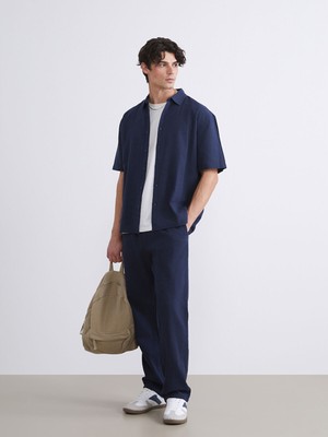 Lc Waikiki Yeni Sezon Rahat Kalıp Keten Görünümlü Erkek Pantolon