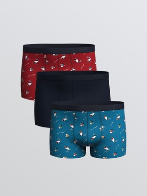 Lc Waikiki Yeni Sezon Standart Kalıp Pamuklu Esnek Erkek Boxer 3'lü