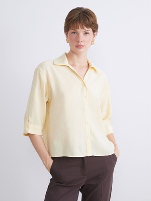 Lc Waikiki Yeni Sezon Modal Karışımlı Kadın Gömlek