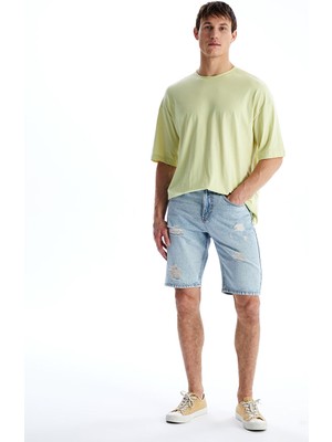 Lc Waikiki Yeni Sezon Standart Kalıp Erkek Jean Şort