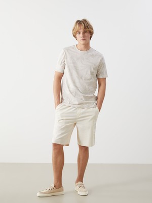 Lc Waikiki Yeni Sezon Standart Kalıp Keten Görünümlü Erkek Şort