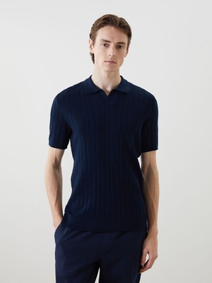 Lc Waikiki Yeni Sezon Polo Yaka Kısa Kollu Erkek Triko Kazak