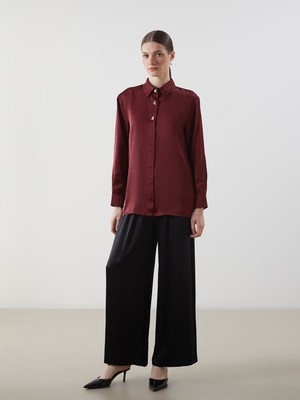 Lc Waikiki Yeni Sezon Beli Lastikli Geniş Paça Kadın Pantolon