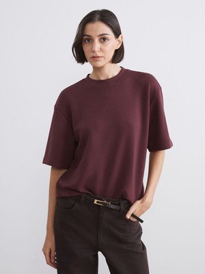 Lc Waikiki Yeni Sezon Bisiklet Yaka Kadın Tişört