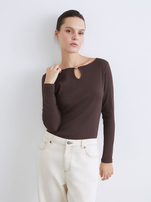 Lc Waikiki Yeni Sezon Bisiklet Yaka Kadın Body