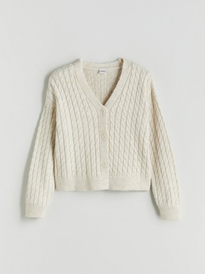 Lc Waikiki Yeni Sezon V Yaka Kız Çocuk Triko Hırka