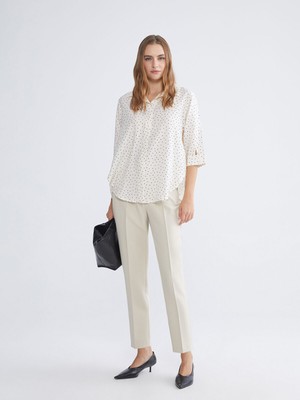 Lc Waikiki Yeni Sezon Yüksek Bel Havuç Kesim Kadın Pileli Pantolon