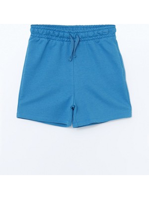 Lc Waikiki Yeni Sezon Beli Lastikli Kız Çocuk Şort