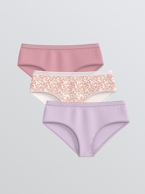 Lc Waikiki Yeni Sezon Desenli Hipster Külot 3'lü