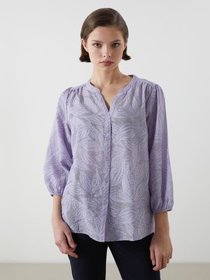 Lc Waikiki Yeni Sezon Kaçık Yaka Nakışlı Kadın Bluz