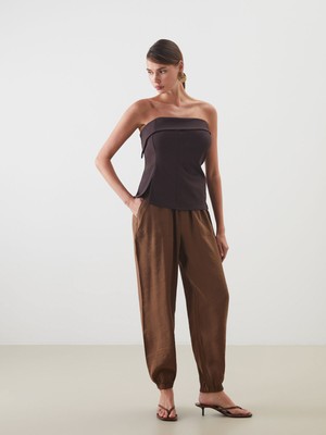 Lc Waikiki Yeni Sezon Beli Lastikli Kadın Jogger Pantolon