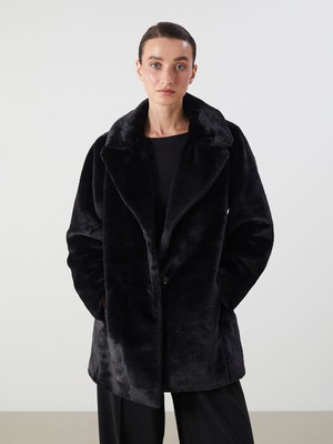 Lc Waikiki Yeni Sezon Ceket Yaka Kadın Kürk Kaban