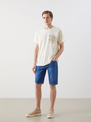 Lc Waikiki Yeni Sezon Süper Skinny Fit Erkek Jean Şort