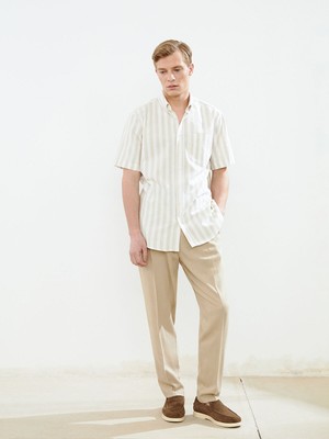 Lc Waikiki Yeni Sezon Standart Kalıp Keten Karışımlı Erkek Chino Pantolon