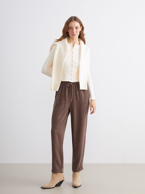 Lc Waikiki Yeni Sezon Beli Lastikli Carrot Fit Kadın Jean Pantolon