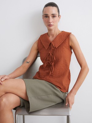 Lc Waikiki Yeni Sezon Bebe Yaka Dokulu Bluz